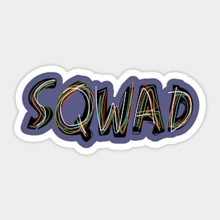 Color sqwad Sticker